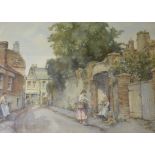 'Whatley Langport Somerset', colour print after Eric Richard Sturgeon,