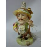 Royal Crown Derby Mansion House Dwarf  'Theatre Royal Haymarket', signed by K.J.