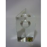 Waterford crystal golf ball paperweight H11.