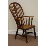 19th century double bow Windsor armchair,