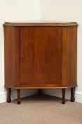 19th century mahogany corner cabinet,