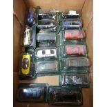 16 1:43 scale die-cast model cars in one box