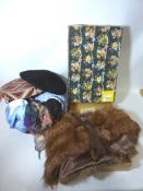 Vintage clothing and accessories - fox fur capelet,