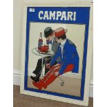 Advertising - Campari pub mirror H66cm