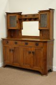Early 20th century Arts and Crafts golden oak dresser possibly Shapland and Petter of Barnstable,