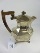 Silver coffee pot by Viner's Ltd Sheffield 1940 approx 21oz