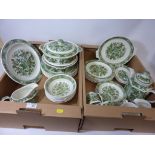 Ridgeway Ironstone 'Canterbury' dinner and coffee service in one box - six place settings