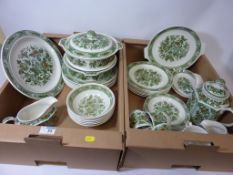 Ridgeway Ironstone 'Canterbury' dinner and coffee service in one box - six place settings