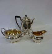 Early 19th century Sheffield plate tea set