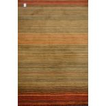 Modern striped pattern rug,