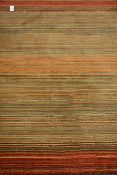 Modern striped pattern rug,