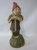 Large early 20th century gnome H43cm