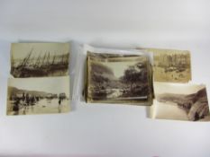 Collection of late 19th century commercial photographic prints - Whitby and other Yorkshire views