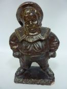 19th century salt glazed Crimean War 'Jack Tar' figural tobacco jar H32cm