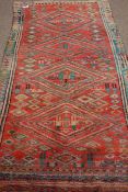 Persian Balochi red ground rug,