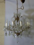 Marie Therese 10 branch chandelier H53cm excluding length of chain