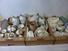 Royal Albert part tea set, Meakin tea set,