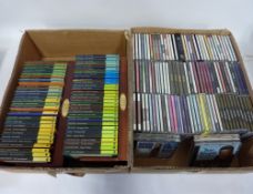 Collection of CDs - predominantly classical composers and muscial theatre - in two boxes