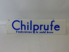 Advertising - Original 'Chilprufe Underwear' Perspex advertising light L61cm (has been rewired)