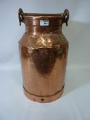 Copper milk churn H49cm