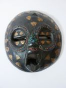 African (Ghana) carved wood wall mask H25cm Condition Report <a href='//www.