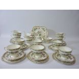 Foley 'Ming Rose' tea and coffee service in one box Condition Report Tea - four