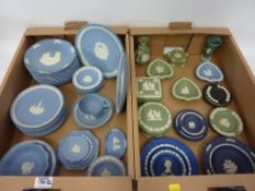 Collection of Wedgwood Jasperware in two boxes