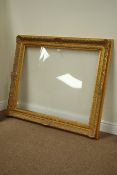 Large gilt wood and moulded frame, with perspex,