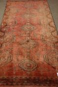 Persian Turkmen red ground rug,