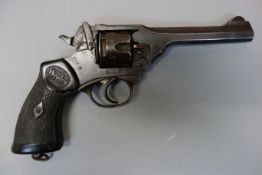 Deactivated - Webley & Scott Mk IV .38 6 shot Service Revolver No.108844, 12.