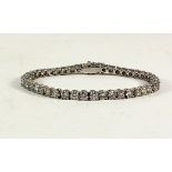 Diamond link tennis bracelet approx 8.