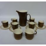 Retro Poole coffee service - six place settings Condition Report <a
