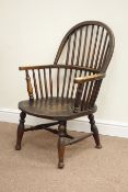 Early 20th century Windsor chair double hoop and stick back Condition Report <a