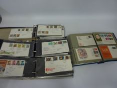 Stamps - GB First Day Covers (good catalogue value) in four albums