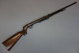 B.S.A Lincoln Jeffries .177 tap-loading underlever air rifle, stamped 'H.