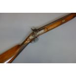 19th century percussion sporting gun by Smith of London,