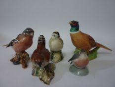 Beswick Wren, Chaffinch and Goldcrest,