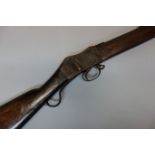 Late 19th century Martini Henry .577/450 breech loading Carbine, 82.5cm rifled barrel stamped N.