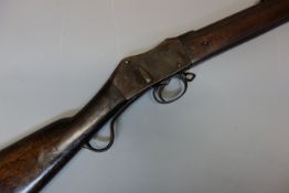 Late 19th century Martini Henry .577/450 breech loading Carbine, 82.5cm rifled barrel stamped N.