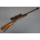 BSA Airsporter .22 air rifle, tap loader with under leaver action No.