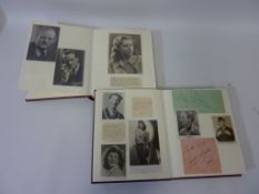Autographs - signed photographs, autographs and ephemera - mid 20th century film,