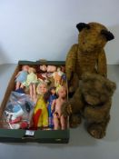 Toys/Models - Vintage growler bear, automated bear, Roddy, Pippa and Tressy dolls,