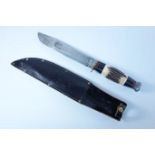 Bowie knife, 20cm blade engraved Alamo/Bowie,