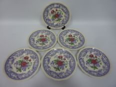 Six Spode 'Mayflower' plates D27cm Condition Report <a href='//www.