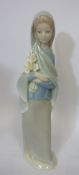 Lladro figure of a girl with Calla Lillies H24cm Condition Report <a
