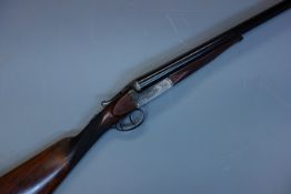 Shotgun certificate required - T Wild of Birmingham 12 bore side by side double barrel sporting gun
