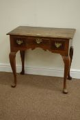 Mid 18th Century oak lowboy,