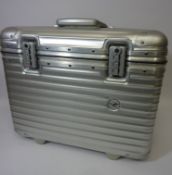 Rimowa aluminium lockable flight case H42cm x W47cm x D22cm Condition Report Code -