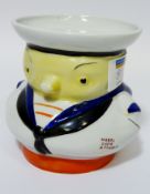 1930s Shelley Mabel Lucie Attwell nursery tea set sugar bowl in the form of a sailor H9.