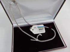 Cubic zirconia necklace stamped 925